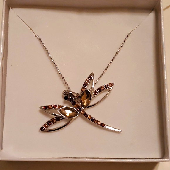 Dragonfly silver necklace - Picture 1 of 1